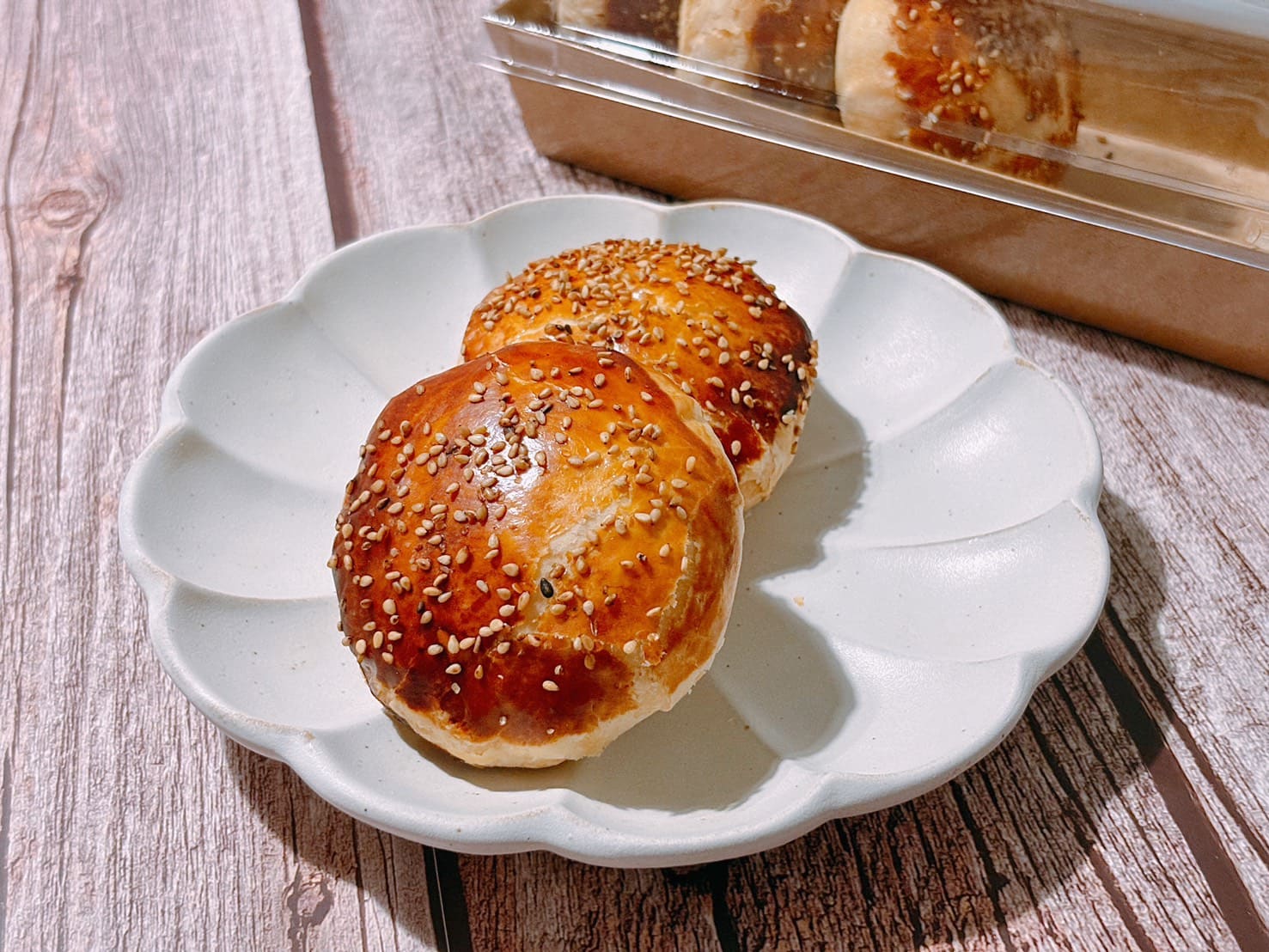 《中山國中站美食》陳耀訓·麵包埠蛋黃酥，如同水晶一般的藝術品(價目表) @神農太太底家