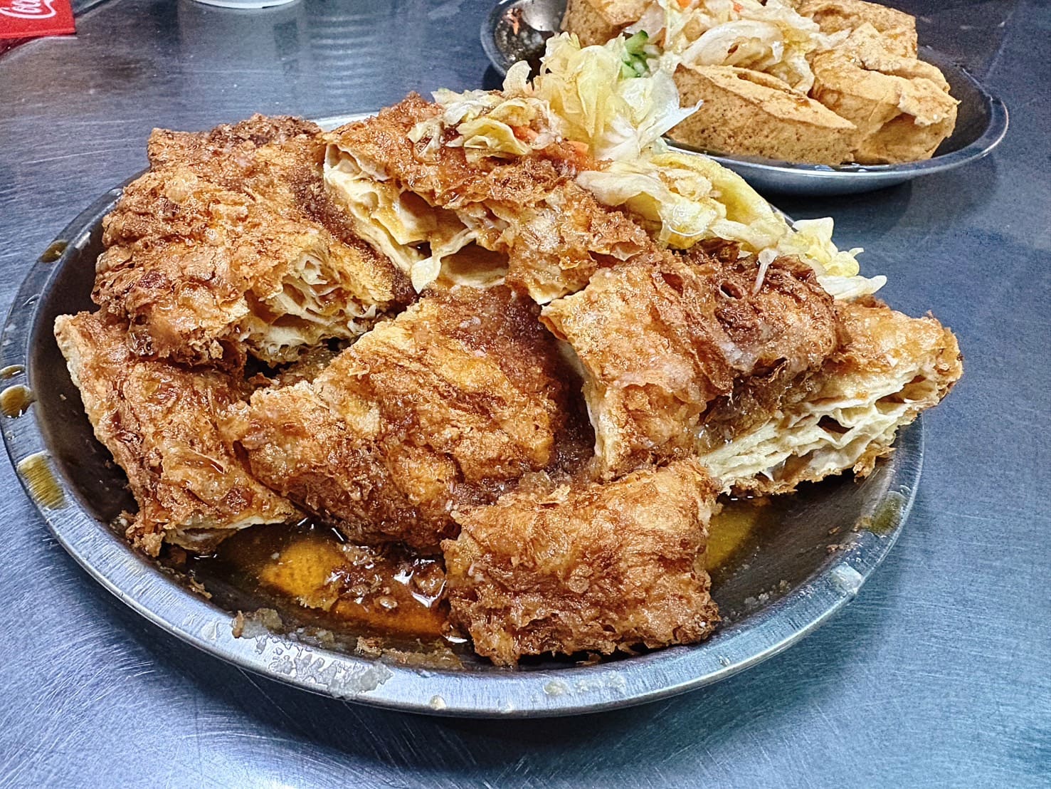 《基隆美食》乖乖臭豆腐，酥到掉渣第一名好吃的炸豆皮(菜單) @神農太太底家