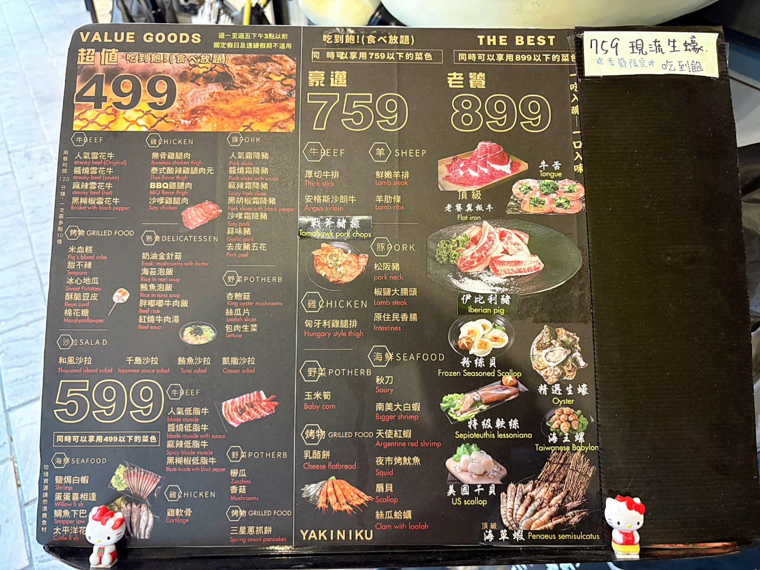 《大安區美食》胖肚肚燒肉，平價燒肉吃到飽點499元就好(菜單) @神農太太底家
