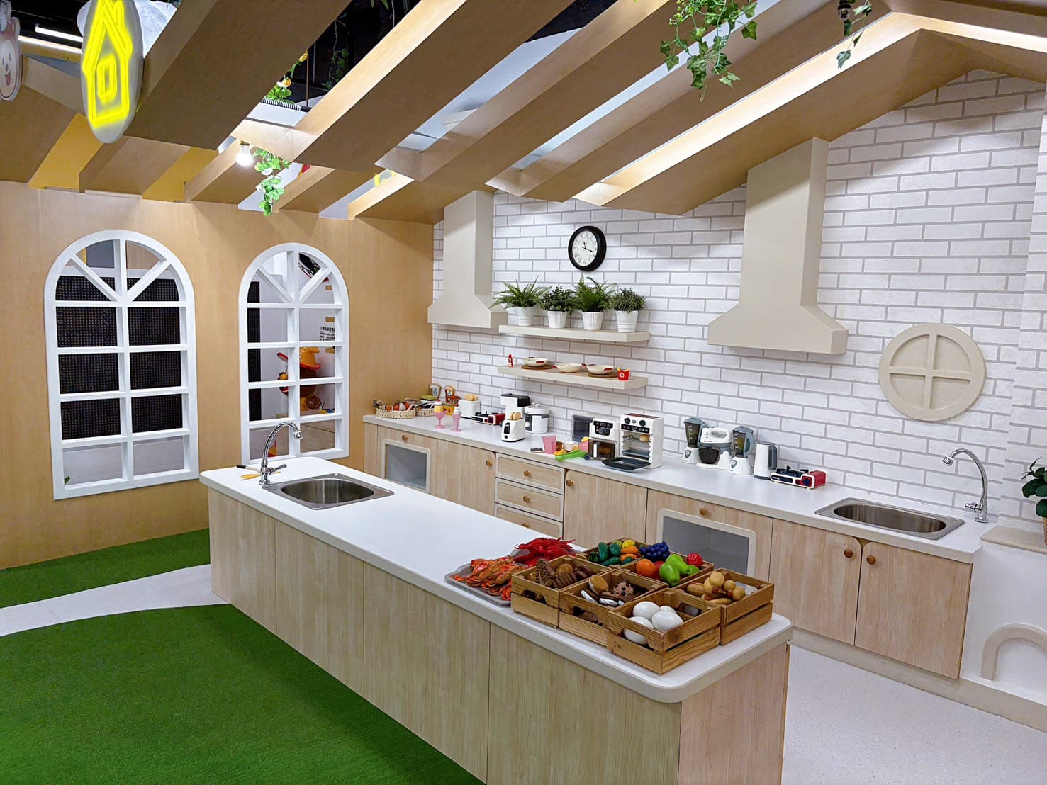 《南港親子》奧斯丁夢想樂園南港環球店，新開幕莊園主題樂園巨大沙坑手工禮服(票價) @神農太太底家