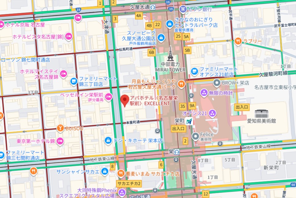 《名古屋住宿》APA酒店名古屋榮站前Excellent，重新裝潢地點絕佳，備品齊全 @神農太太底家