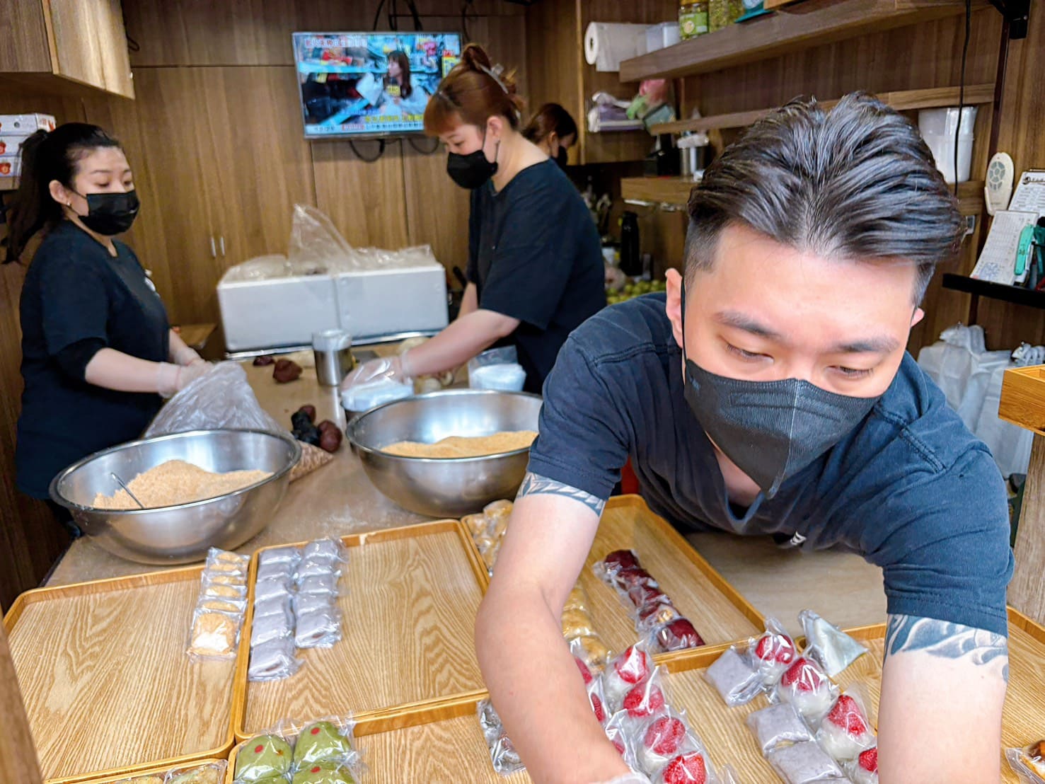 《南京復興美食》黑麻糬，傳統創新兼具40種口味麻糬專賣店(菜單) @神農太太底家