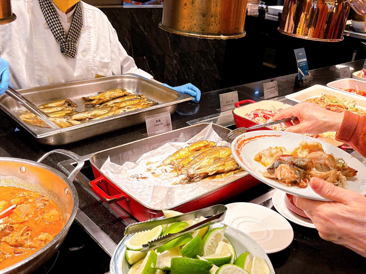 《士林美食》漢來海港台北天母SOGO店，海鮮生蠔牛排高CP值吃到飽(訂位 價目表) @神農太太底家