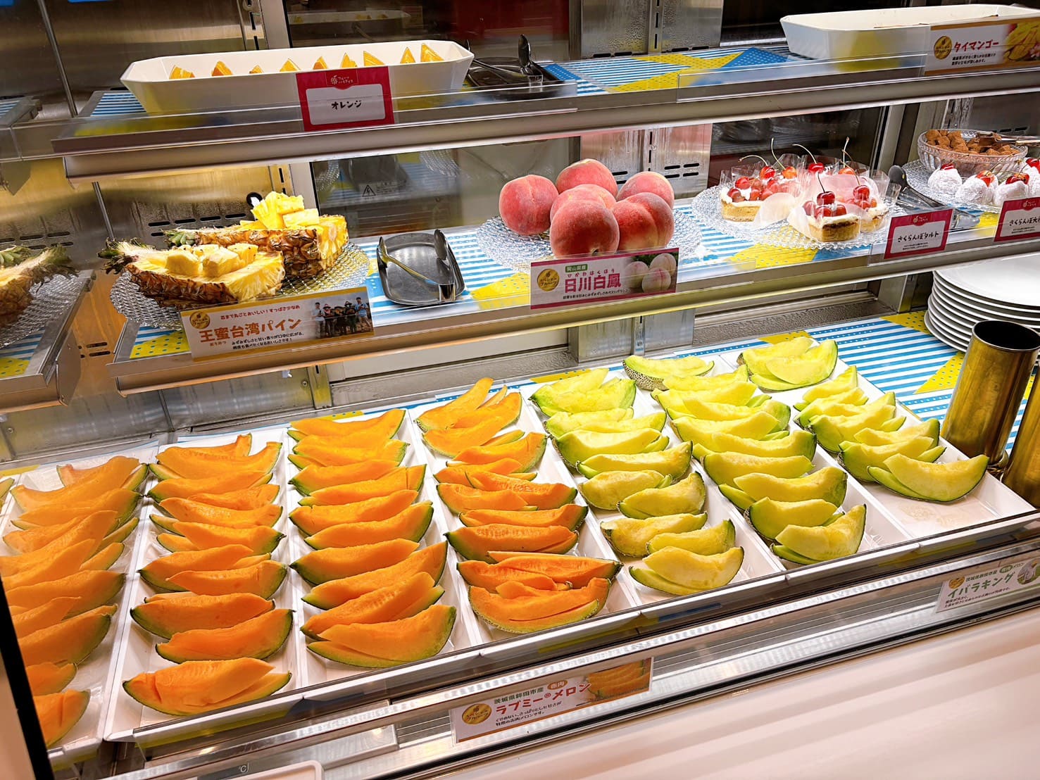 《大阪美食》Sweets Paradise 梅田店，櫻桃哈密瓜芒果等高級水果甜點義大利麵吃到飽(訂位 價目表) @神農太太底家