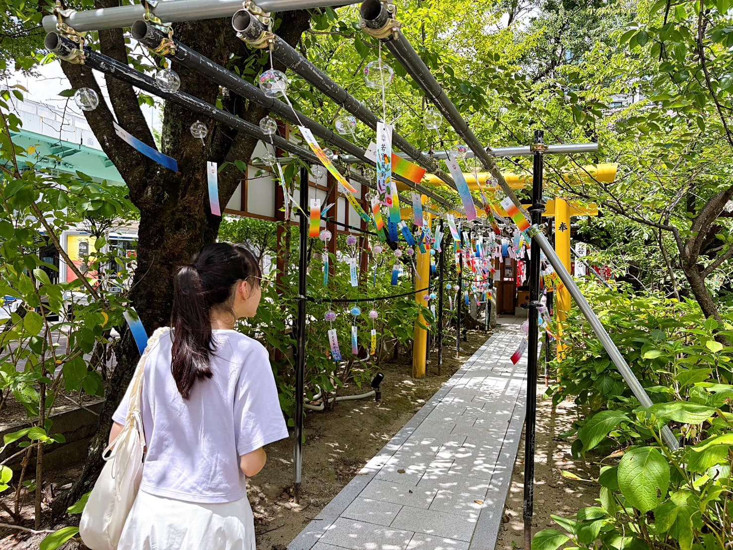 《名古屋景點》若宮八幡社，每月限定御朱印及清爽的夏日風鈴祭 @神農太太底家